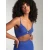 Sinsay - Crop top u stilu negližea - zumbul plava
