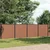 Vidaxl Ograjni panel rjav 699x186 WPC
