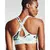 Under Armour ARMOUR MID CROSSBACK PRINTED BRA, ženski top, plava 1307213