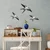 Aberto Design Zidna dekoracija Flying Swallow 2, 3 komada