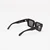 Sončna očala Off-White Virgil Shiny Black/ Grey L