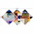 Wallity Slika 4MDF2989111, 60x115 cm, 4 dela