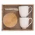 shumee Porcelanaste skodelice WHITELINE 370 ml 2 kosa.