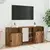 TV ormarić LED boja drva 120x30x50 cm konstruirano drvo