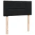 Vidaxl Box spring postelja z vzmetnico črna 90x200 cm žamet