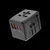 Potovalni adapter Techsuit HHT904-B2 EU/UK/AUS/US, 2x USB-A + 2x USB-C, PD 20W - črn
