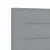 Vidaxl Konstrukcija postelje Svetlo siva 200 x 200 cm blago
