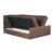 Boxspring postelja, 180x200, rjava, STAR