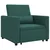 Sofa na razvlačenje Singl Tamnozelena 90 x 165 x 87 cm tkanina