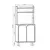 HANAH HOME Višenamenska polica Parma 3 Sapphire Hrast White
