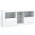 Komoda s LED svjetlima bijela 181,5x37x67 cm