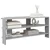 KutuskiTVormar Siva Sonoma 102x40,5x45cm Konstruirano drvo