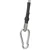 vidaXL 310252 Ropes with Carabiner 4 pcs Rubber