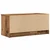 2-dijelni TV ormarić Staro drvo 80x35x36,5 cm Konstruirano drvo