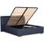 Tapacirani Krevet France Storage 180/200 cm , plava