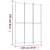 Vidaxl vidaXL 3-delni paravan, bel, 150x220 cm, blago