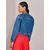 Next Prehodna jakna moder denim
