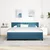LED Box Spring Krevet Tamno plava 180 x 200 cm Baršun