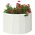Sadilica Bijelo 60 x 30 x 35 cm Čelik