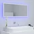 Den LED kopalniško ogledalo belo 100x8,5x37 cm iverna plošča