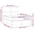 Vidaxl Box spring postelja z vzmetnico LED krem 140x200 cm blago