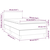 Krevet box spring s madracem LED svjetlosivi 90x190 cm baršun