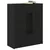 Komoda s ladicama i vratima crni hrast 73x31x90 cm