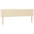 Vidaxl Box spring postelja z vzmetnico krem 120x190 cm blago