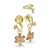 Uhani Swarovski IDYLLIA 3-pack