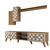 HANAH HOME TV polica Class S Walnut Cream