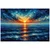 Fototapeta dramatičen sončni zahod nad oceanom - 196x132