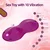 SuperLove Wearable Panty Vibrator with Remote Purple