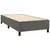 vidaXL Box spring postelja z vzmetnico temno siv 90x190 cm žamet