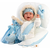Llorens M740-77 oblačila za punčko NEW BORN, velikost 40-42 cm