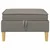 vidaXL Pouf s shrambnim prostorom Taupe Blago