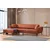 Atelier del Sofa Ugaona garnitura Hamlet 95x77x140cm Bronzana