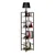 ModernHome Drvena polica sa metalnim LOFT okvirom, 4 nivoa, u boji hrasta CWJ3024112L WO