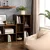 Songmics Knjigarna 5 predelkov 50x80x24 cm rjava
