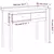 Konzolni stol 100x35x75 cm od masivne borovine