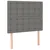 vidaXL Box spring postelja z vzmetnico LED temno siva 80x200 cm blago