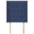 Vidaxl Vzglavje z ušesi modro 83x16x118/128 cm blago