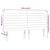 Vidaxl LED posteljno vzglavje črno 160x5x118/128 cm blago