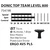 Donic TOP TEAM 800, reket za stolni tenis