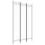 Greatstore Paravan 3-delni bel 120x200 cm blago