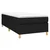 Vidaxl Box spring postelja z vzmetnico črna 80x200 cm blago