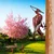 Atelier Del Sofa Dekorativna figura Bird on the branch 30, 40x22 cm, 1.5 mm, Braon