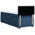 Vidaxl Box spring postelja z vzmetnico modra 90x190 cm blago
