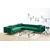 Atelier del Sofa Como Left Ugaona garnitura, Zelena