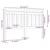 Vidaxl Posteljno vzglavje 140x4x100 cm trdna borovina