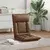 vidaXL Tlorisni stol Rjava 55 x 61 x 70 cm blago